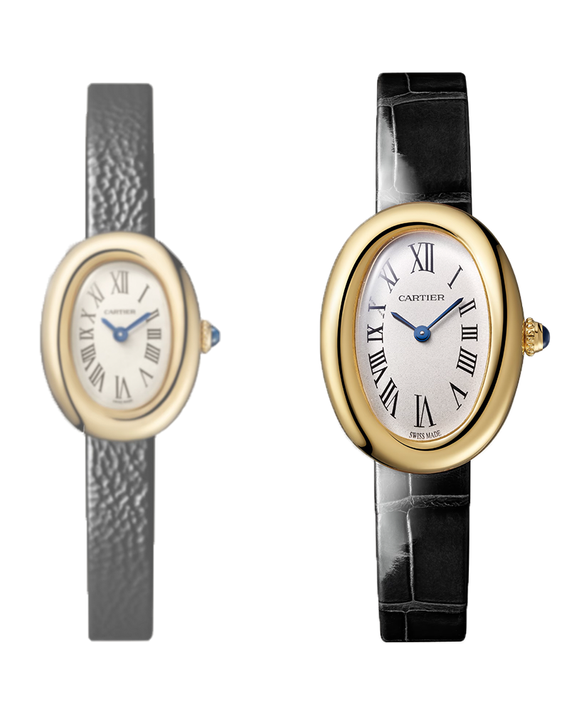 Baignoire de Cartier watch, small model, quartz movement