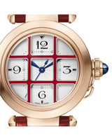 Pasha de Cartier watch, 35 mm, Automatic, Rose Gold, 2 Interchangeable Leather Straps