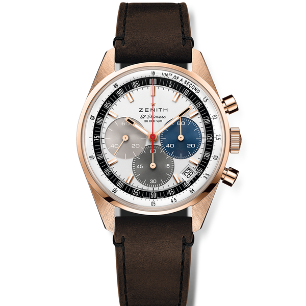 Zenith - Chronomaster Ep Original Watch with Brown Leather Strap