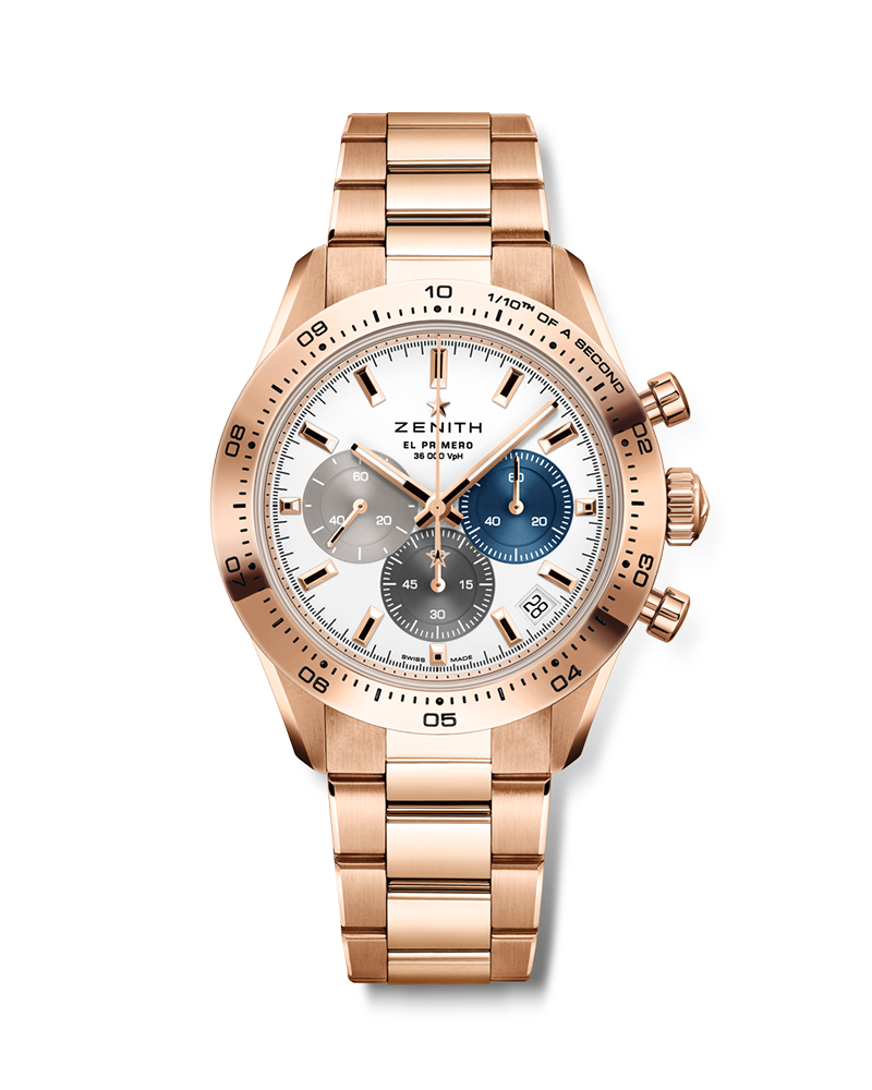 Zenith - Chronomaster Sport Wach for Men with Rose Gold Bracelet Zenith - Chronomaster Sport Wach for Men with Rose Gold Bracelet
