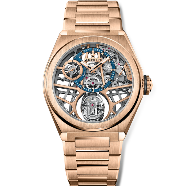 Zenith - Defy Zero G Watch for Men with Rose Gold Bracelet