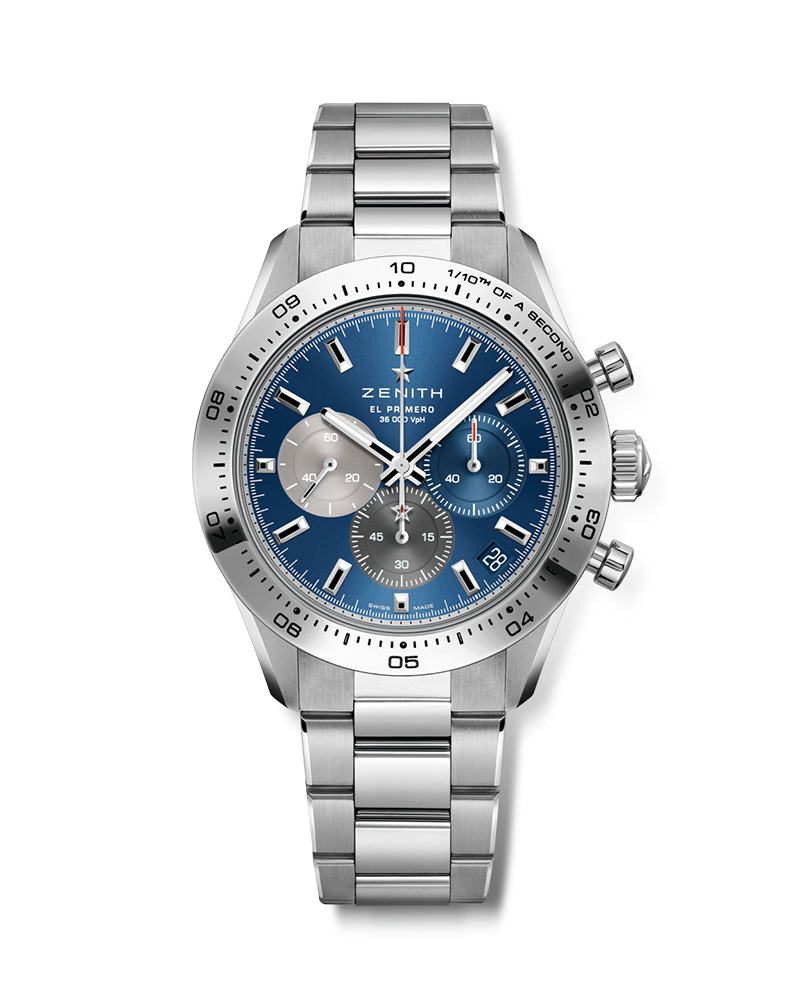 Zenith - Chronomaster Sport Watch for Men with Green Rubber Strap Zenith - Chronomaster Sport Watch for Men with Green Rubber Strap