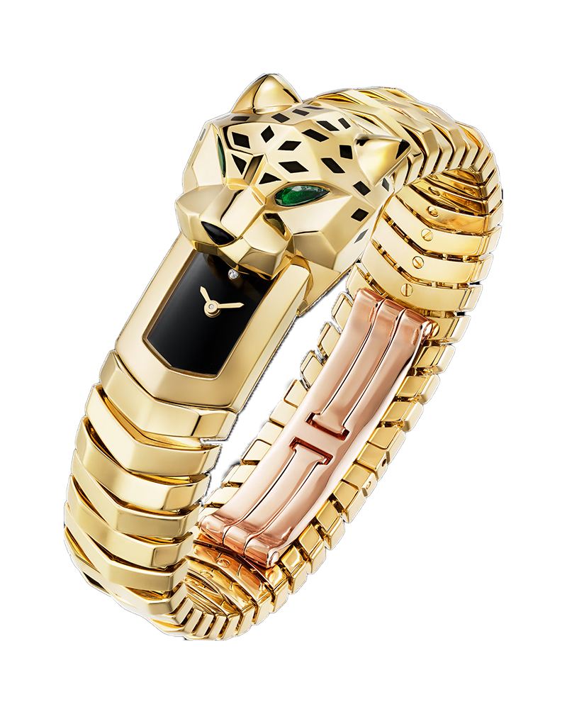 LA PANTHÈRE DE CARTIER WATCH 38 MM, QUARTZ, YELLOW GOLD