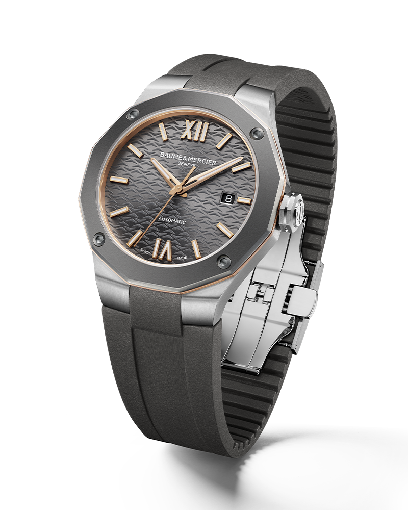 RIVIERA 10660, AUTOMATIC WATCH, STEEL TITANIUM - 42MM