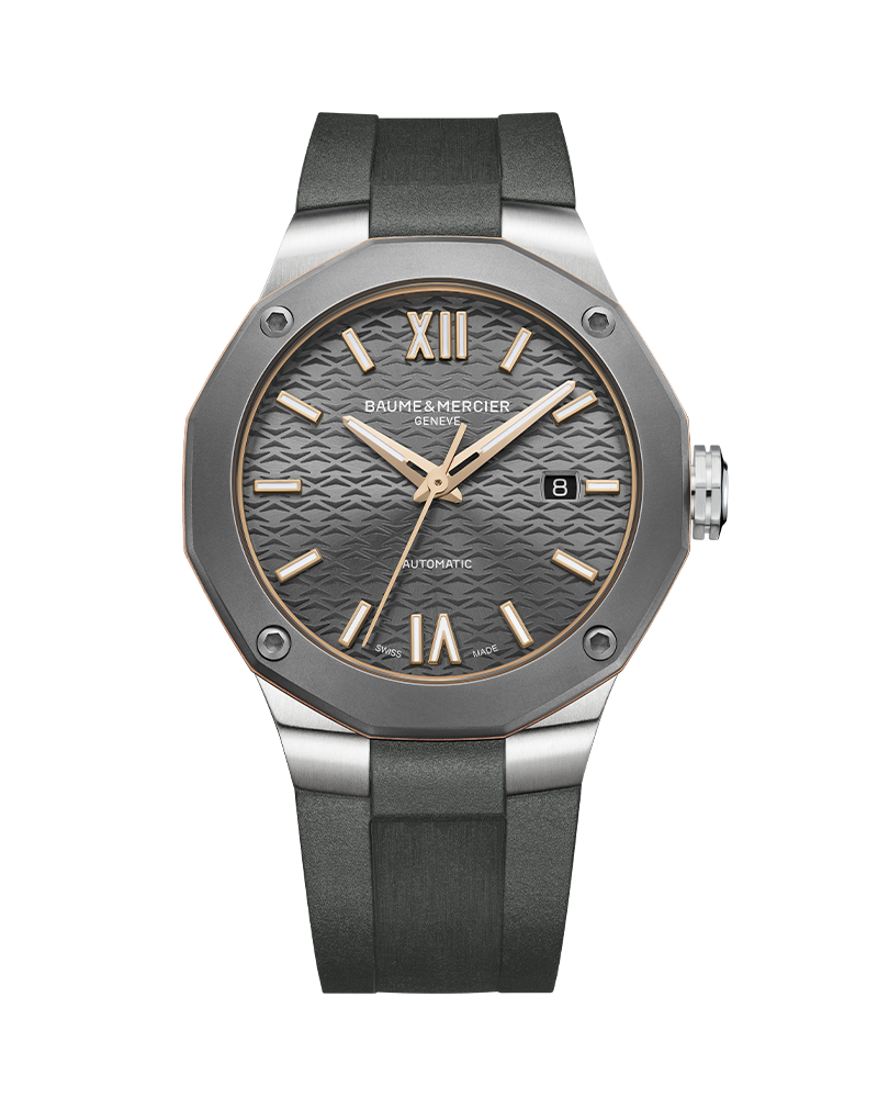 RIVIERA 10660, AUTOMATIC WATCH, STEEL TITANIUM - 42MM