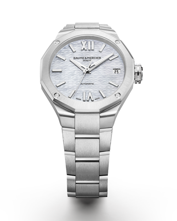 RIVIERA 10676, AUTOMATIC, DATE, DIAMOND-SET - 33MM