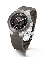 RIVIERA 10720, AUTOMATIC WATCH, DATE DISPLAY, STEEL TITANIUM - 39 MM