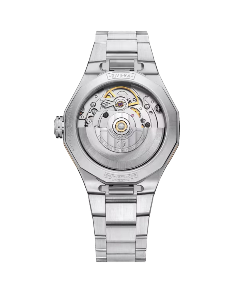 Riviera 10730 Automatic Watch, Date Display, Diamond-Set - 33mm