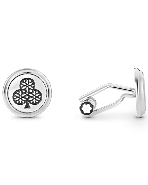 Meisterstück Tribute to the Book Around the World in 80 Days Ace of Club & Ace of Diamond Cufflinks