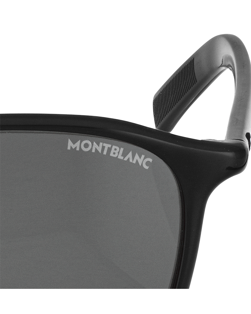 Squared Sunglasses with Black-Colored Acetate Frame