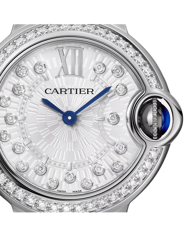 Ballon Bleu de Cartier watch, Stainless Steel, 28MM, Automatic