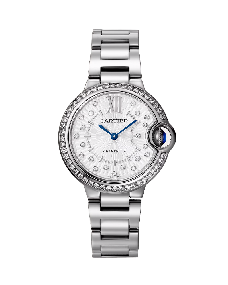 Ballon Bleu de Cartier watch, Stainless Steel, 33MM, Automatic