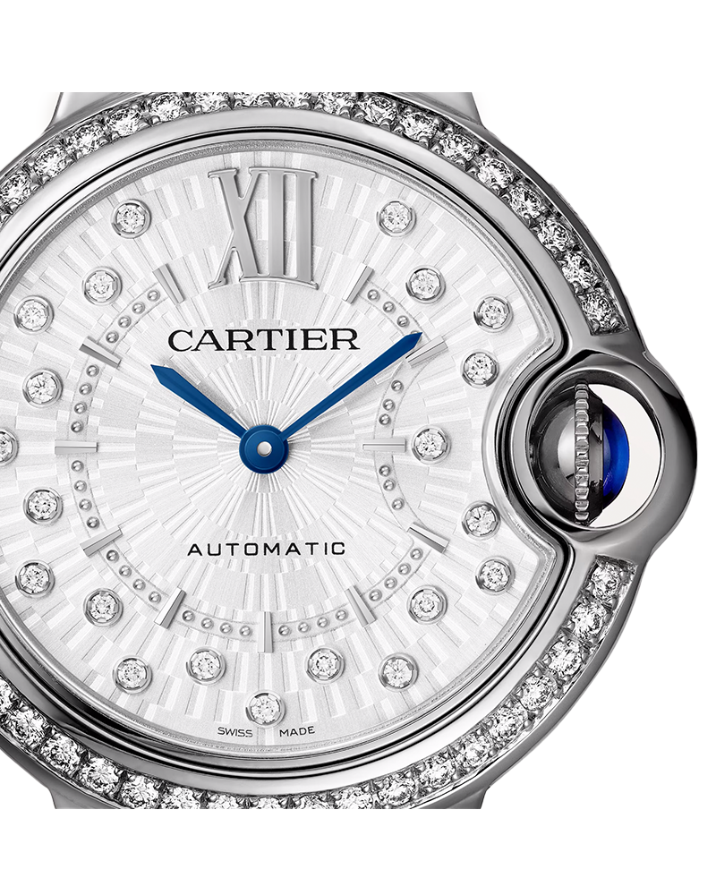 Ballon Bleu de Cartier watch, Stainless Steel, 33MM, Automatic