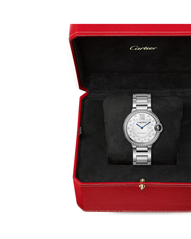 Ballon Bleu de Cartier watch, Stainless Steel, 36MM, Automatic