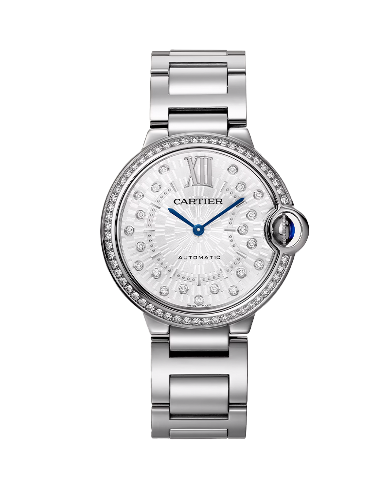 Ballon Bleu de Cartier watch, Stainless Steel, 36MM, Automatic