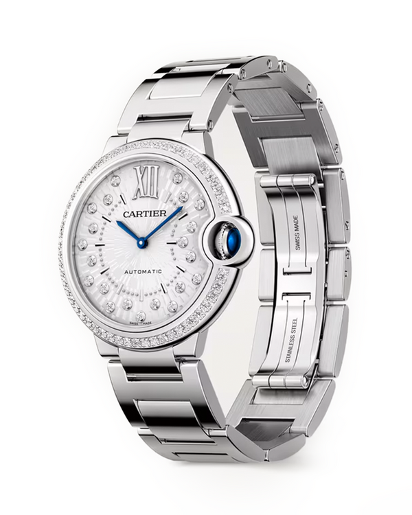 Ballon Bleu de Cartier watch, Stainless Steel, 28MM, Automatic