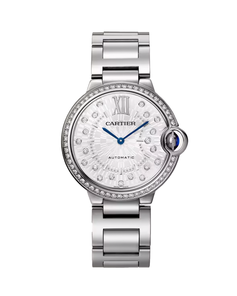 Ballon Bleu de Cartier watch, Stainless Steel, 33MM, Automatic