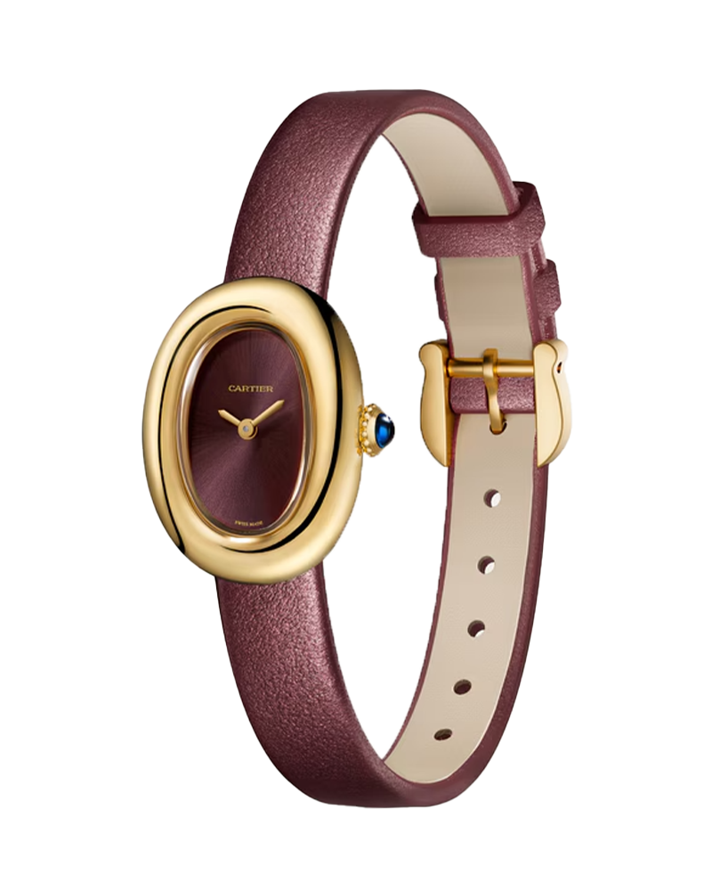 Baignoire watch, Yellow Gold, Mini