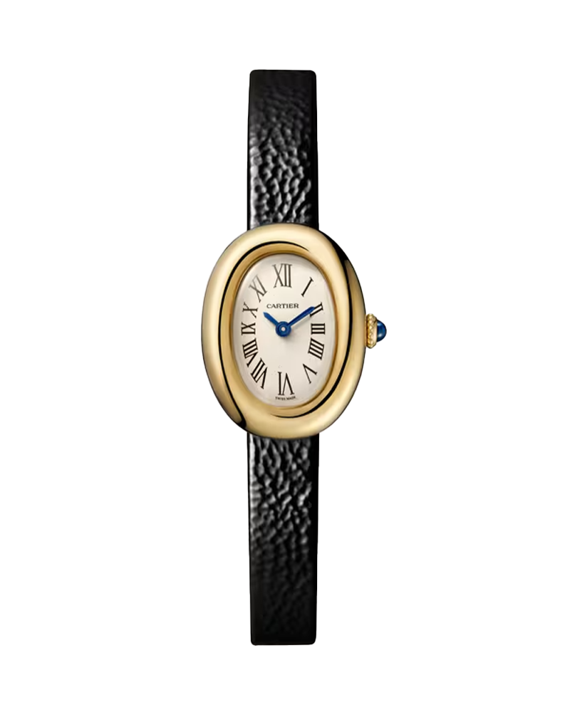 Baignoire watch, Yellow Gold, Mini