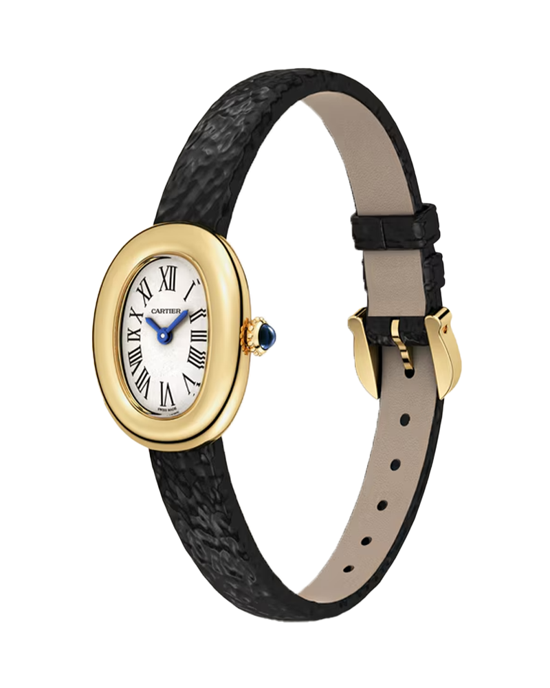 Baignoire watch, Yellow Gold, Mini