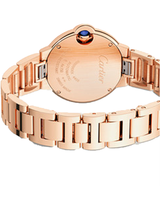 Ballon Bleu De Cartier, 33 mm, Rose Gold, Diamonds