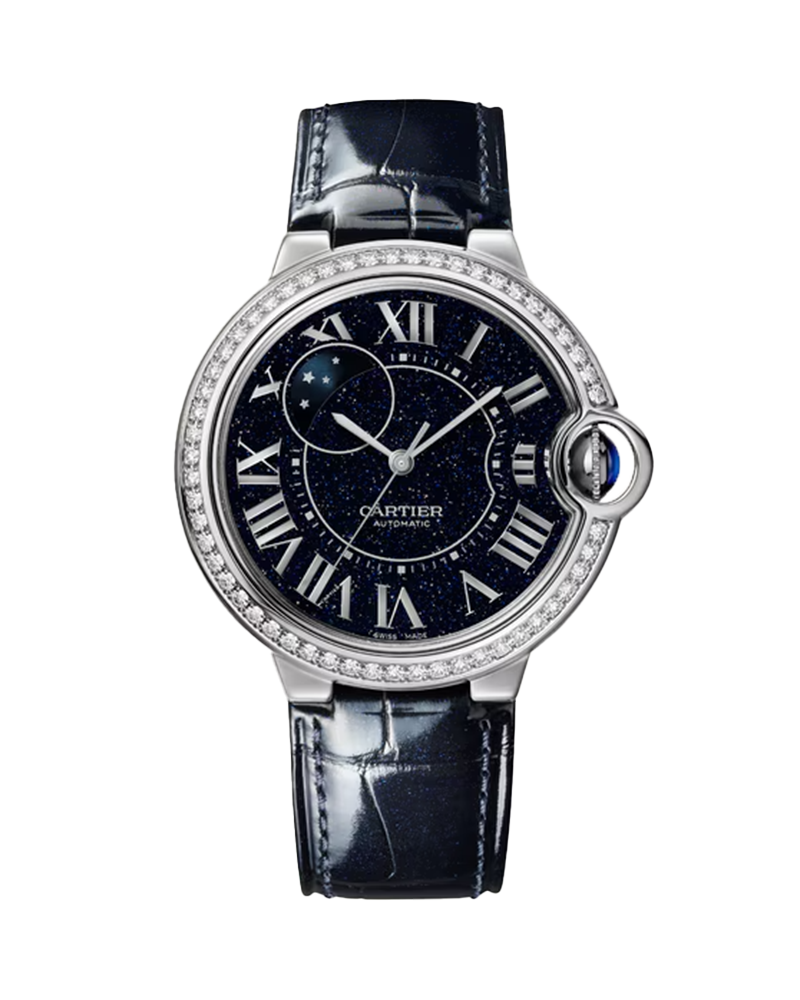 Ballon Bleu de Cartier watch, 36MM, White Gold