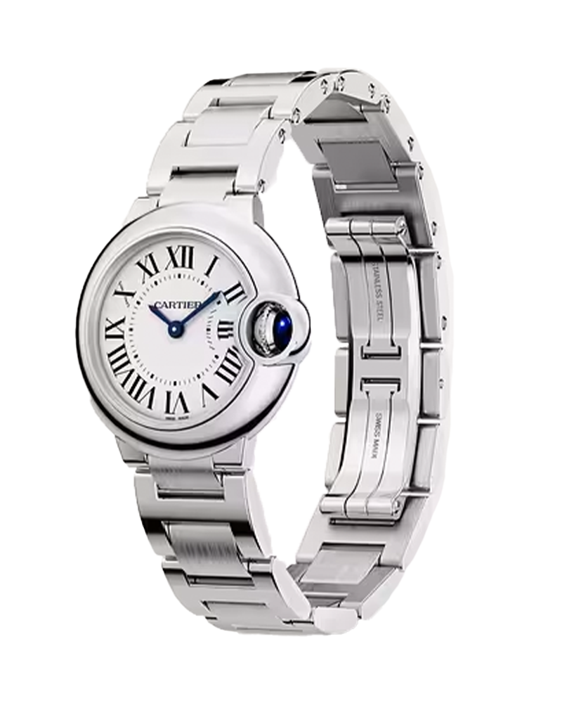Ballon Bleu de Cartier watch, 28 MM, STEEL