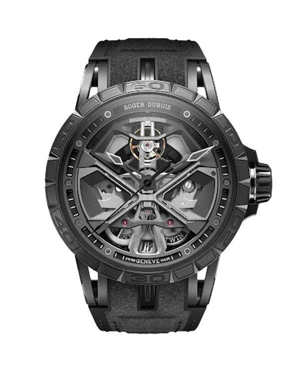 EXCALIBUR SPIDER HURACÁN BLACK DLC TITANIUM 45MM