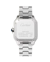 SANTOS DE CARTIER, MEDIUM, AUTOMATIC, YELLOW GOLD AND STEEL, INTERCHANGEABLE METAL AND LEATHER BRACELETS