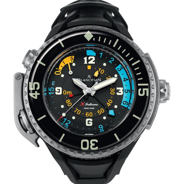 Blancpain - X Fathoms Watch for Men with Black Rubber Strap - 5018