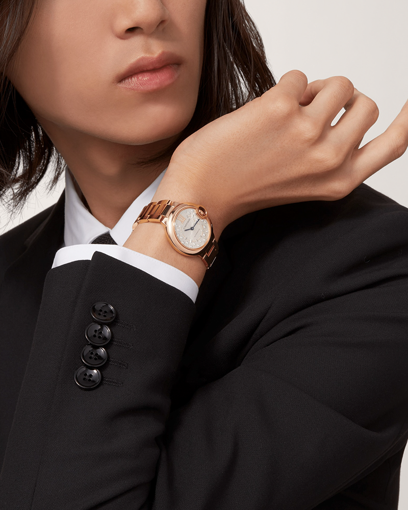 Cartier Ballon Bleu de Cartier 33 mm Rose Gold Diamonds WGBB0054 Art Of Time