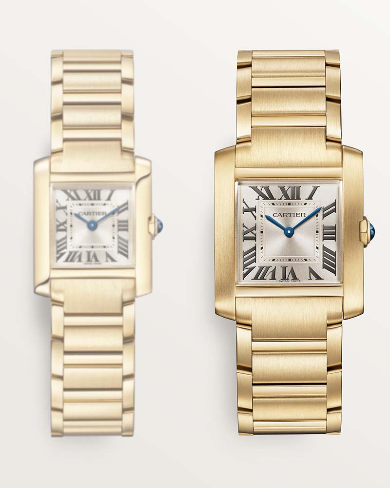 Gold Tank Francaise Watch Cartier Cartier Tank Française Medium