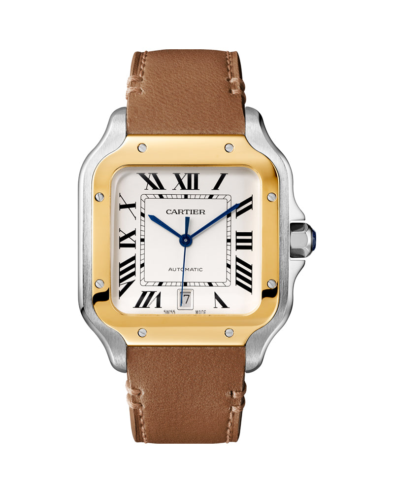 Santos de cartier bracelet yellow gold Clearance