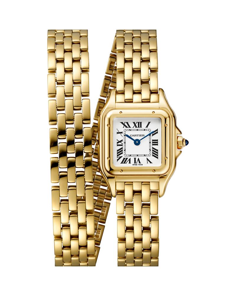 PANTHERE DE CARTIER, SMALL, DOUBLE LOOP, YELLOW GOLD